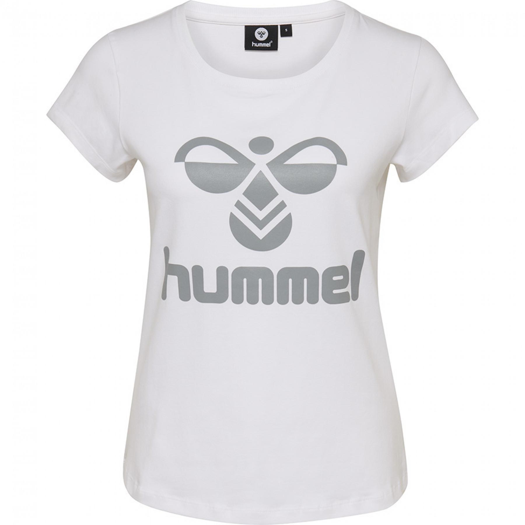 Camiseta feminina Hummel jane white grey