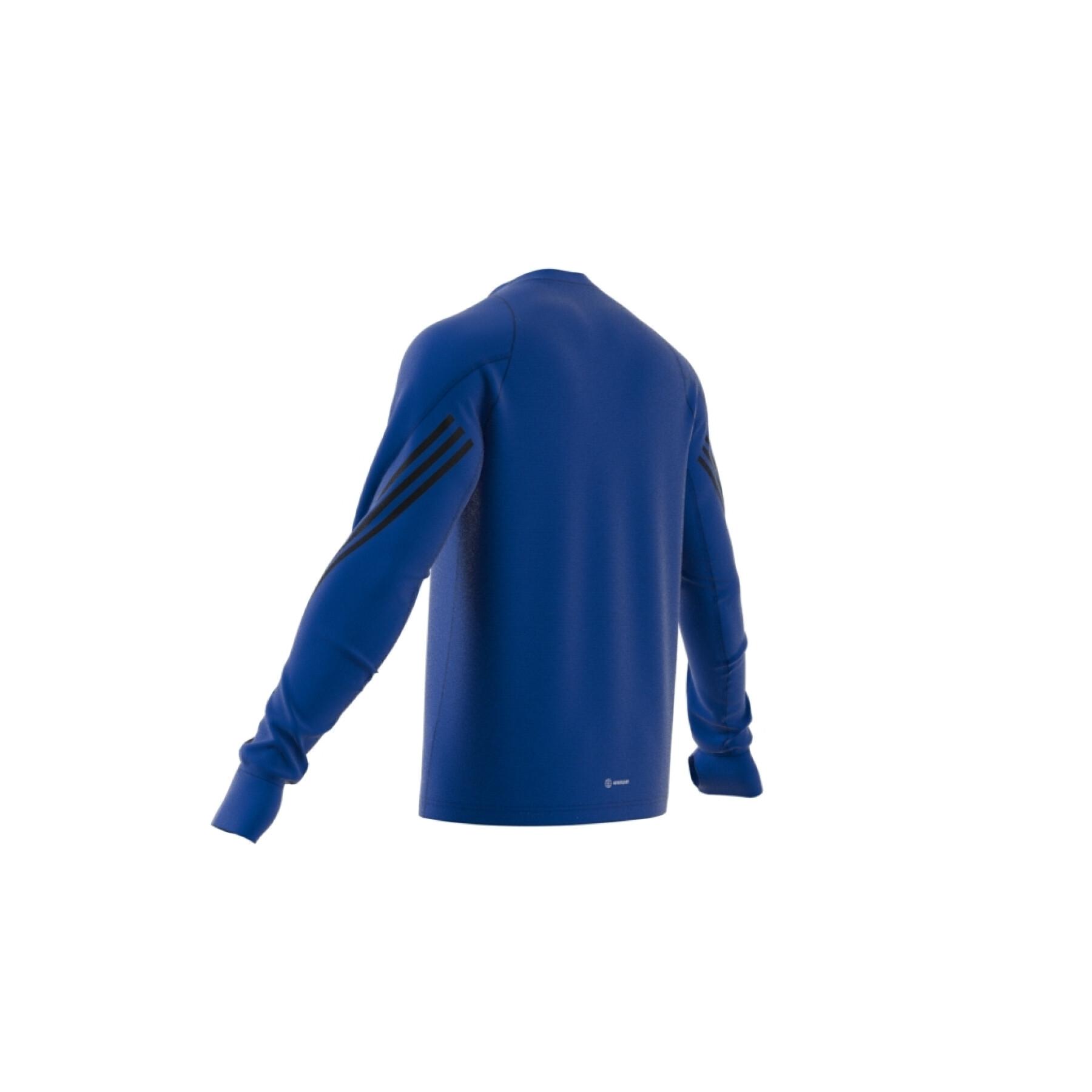 Camisola de manga comprida com 3 tiras totalmente reflectoras adidas