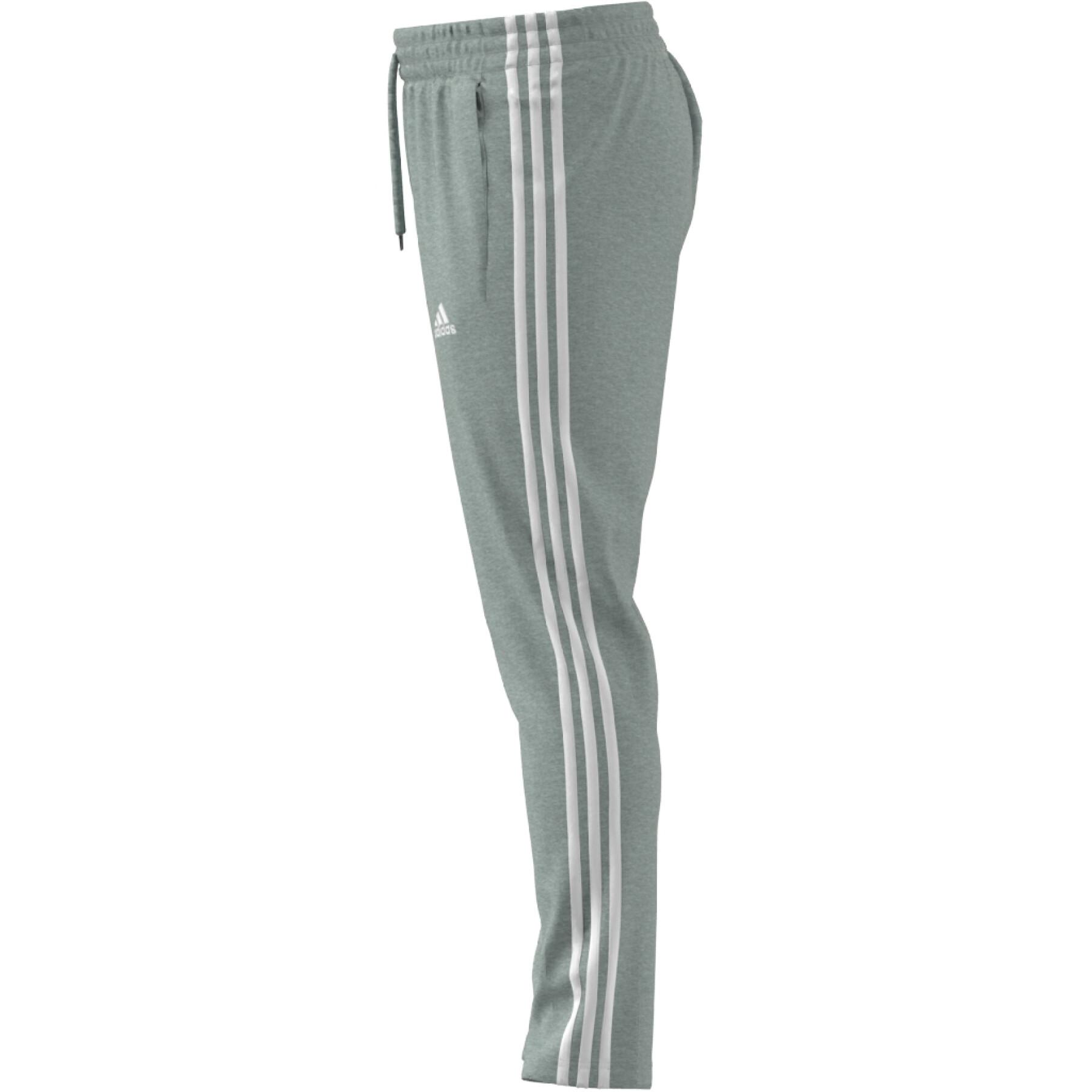 Jogging camisola de bainha aberta cónica simples adidas Essentials 3-Stripes