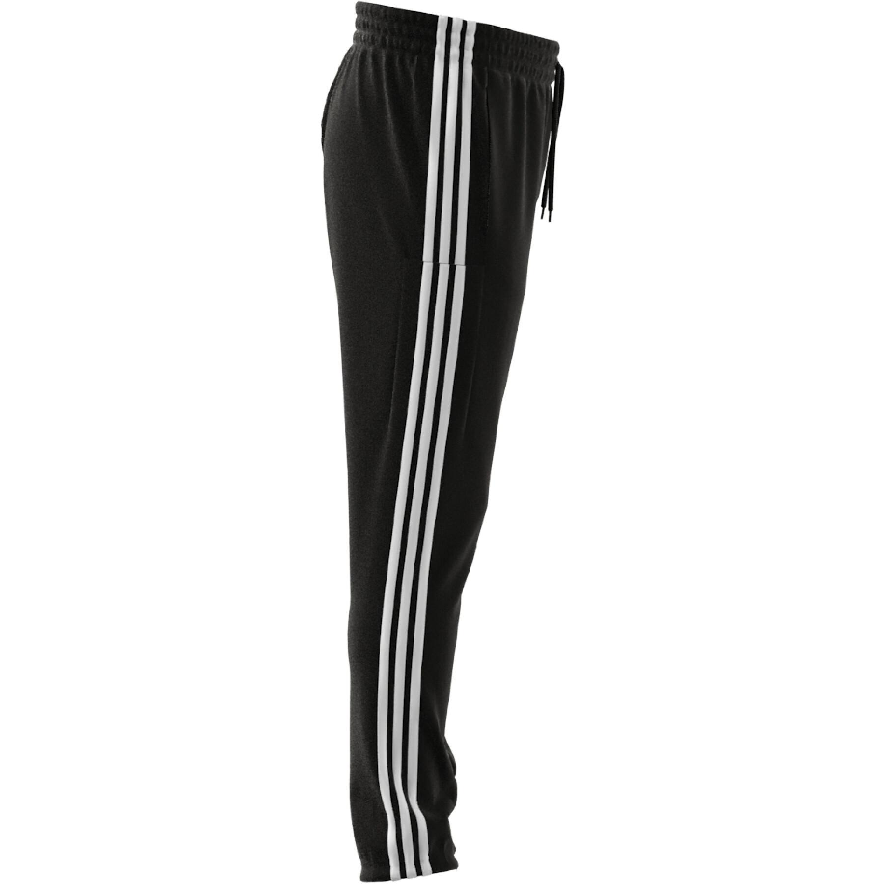 Jogging afunilado com punhos elásticos adidas Essentials 3-Stripes