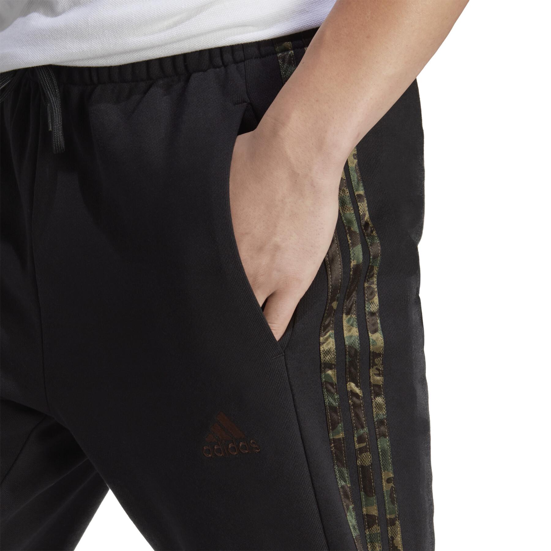 Fatos de jogging elástico adidas 3-Stripes Essentials French Terry