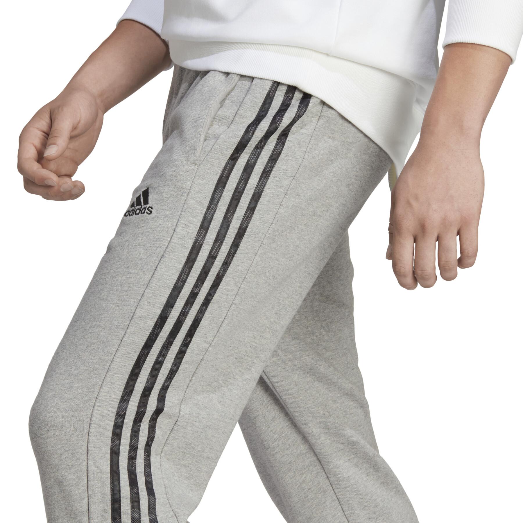 Fatos de jogging elástico adidas 3-Stripes Essentials French Terry