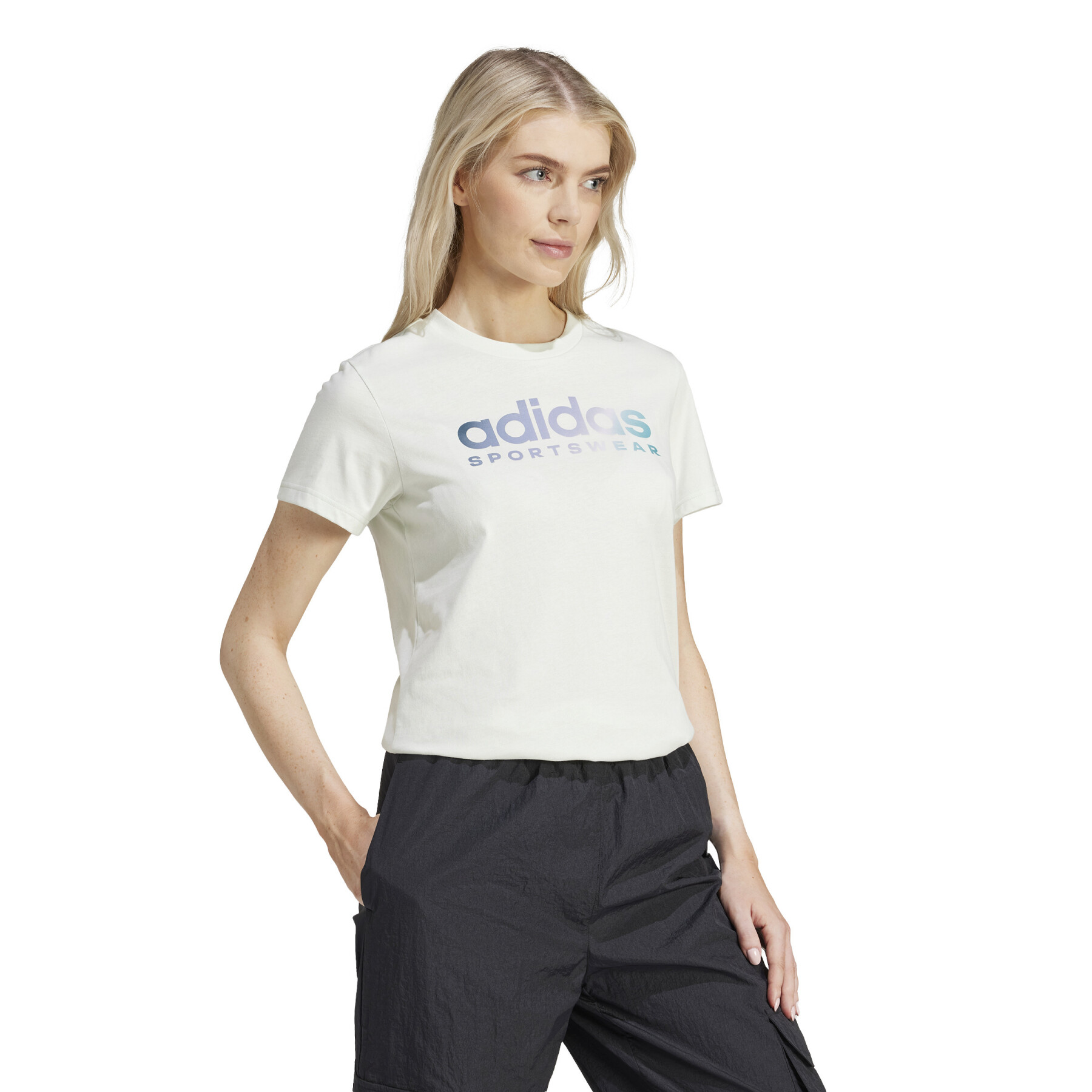 T-shirt de mulher adidas The Soft Side Linear