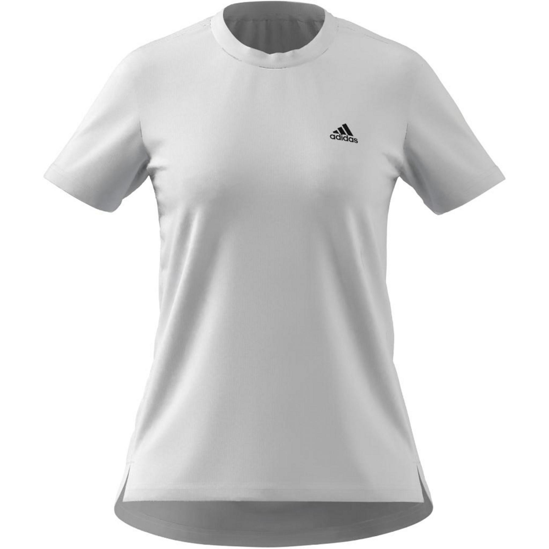 T-shirt mulher adidas Aeroready Designed 2 Move 3-tiras Sport
