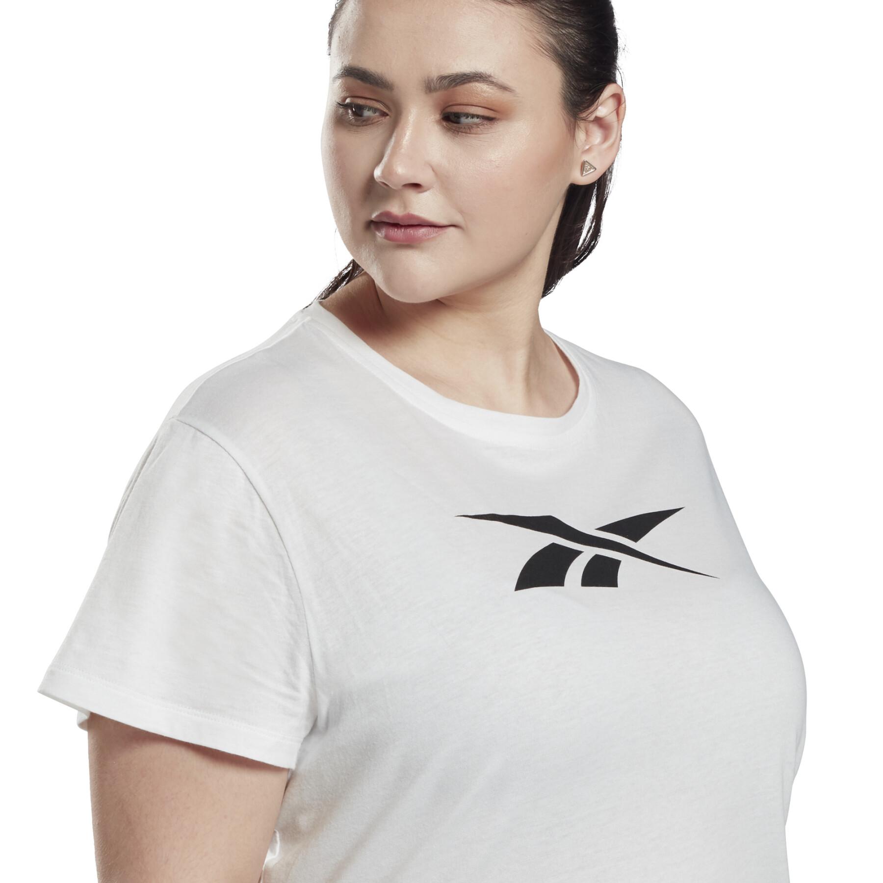 T-shirt mulher Reebok Graphic Vector (tamanhos grandes)