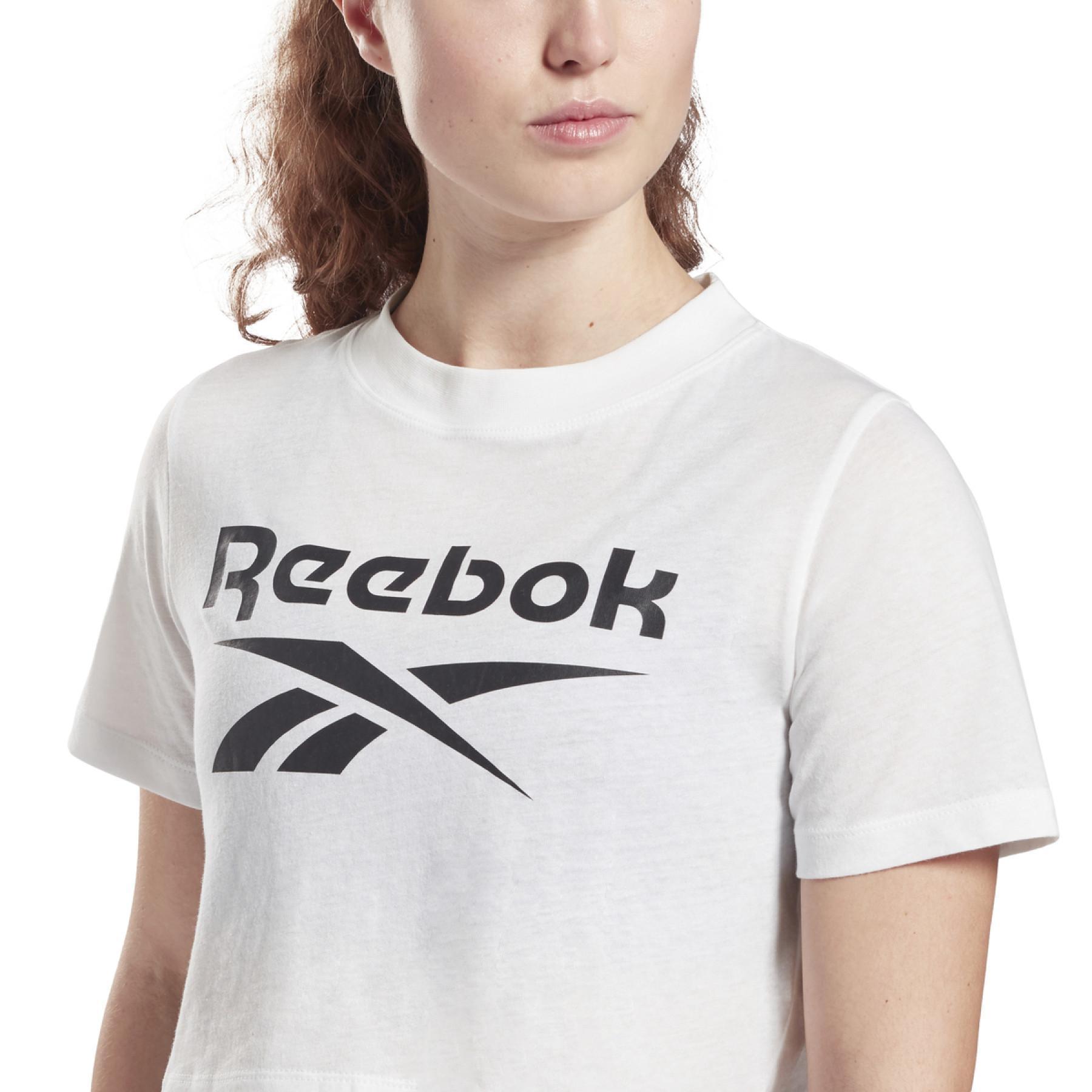 T-shirt mulher Reebok Identity Cropped