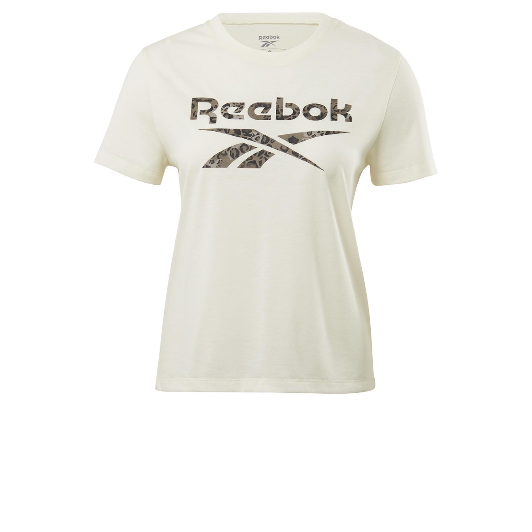 T-shirt mulher Reebok Modern Safari Logo