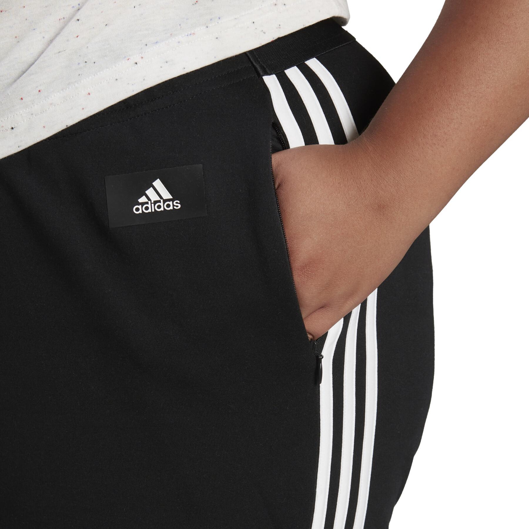 Calças femininas adidas Sportswear Future Icons 3-Stripes Skinny (Plus Size)