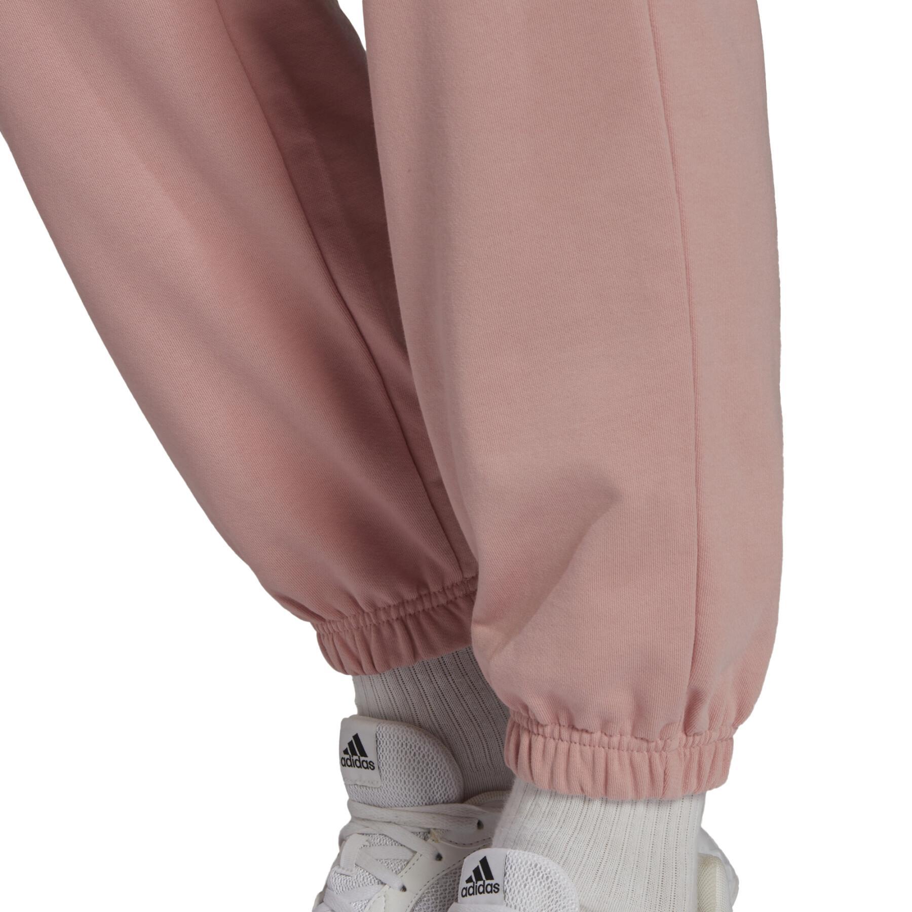 Calças adidas Essentials Feelvivid Cotton French Terry Straight-Leg