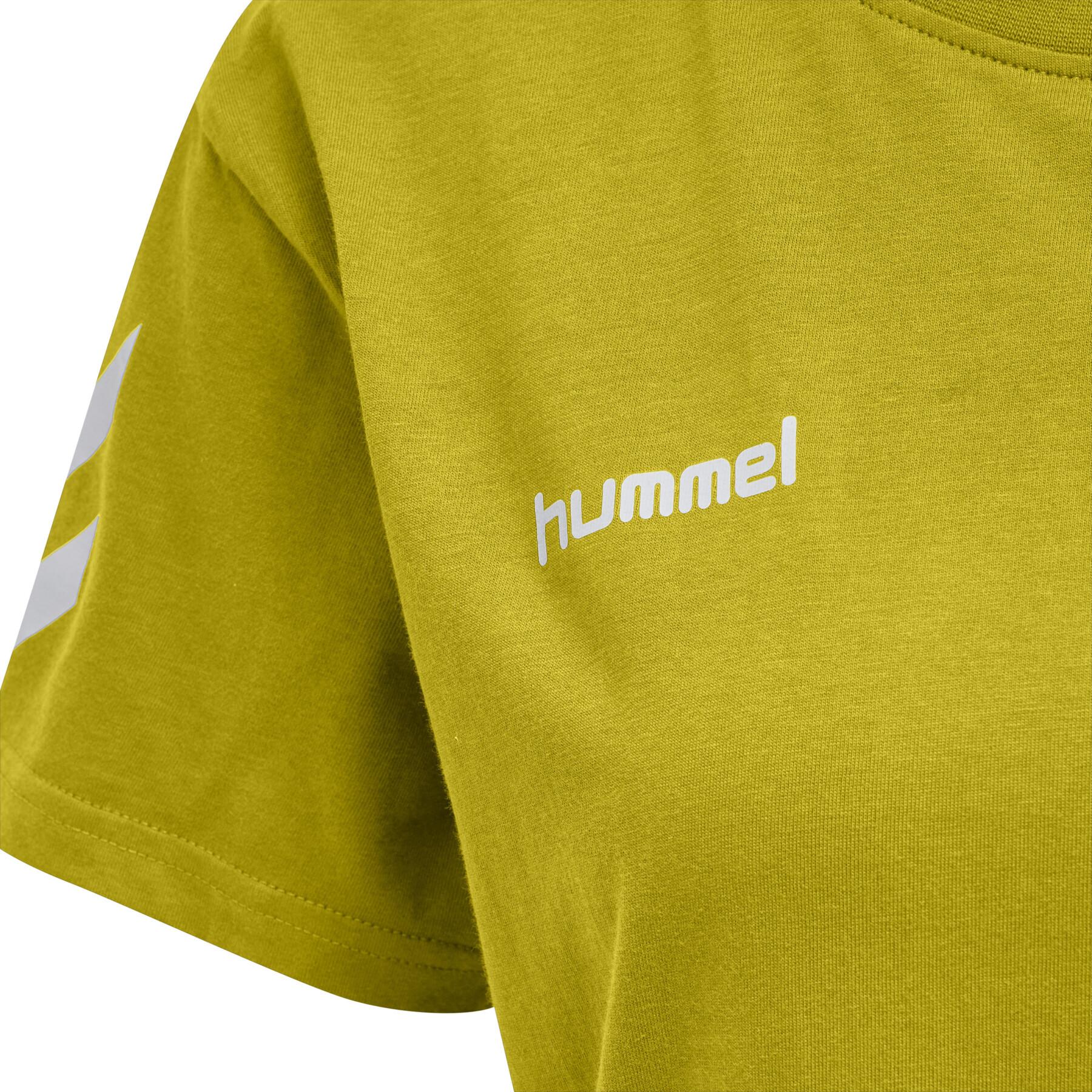 T-shirt de algodão feminino Hummel GO