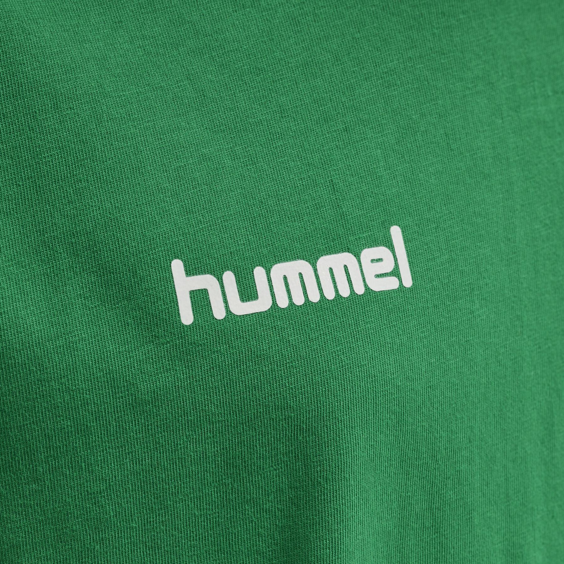 T-shirt de algodão para crianças Hummel GO