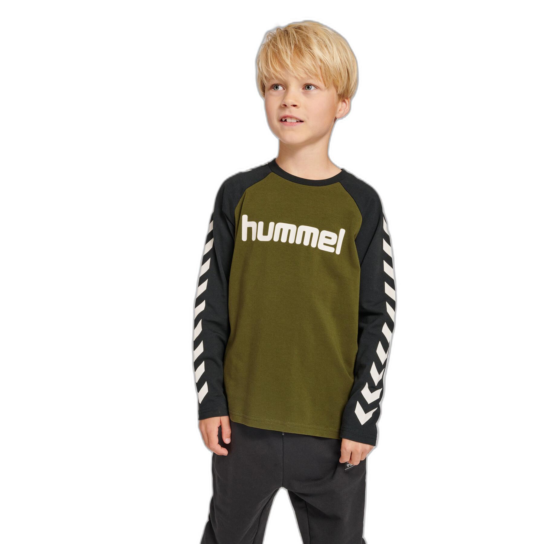 T-shirt de manga comprida para crianças Hummel Boys