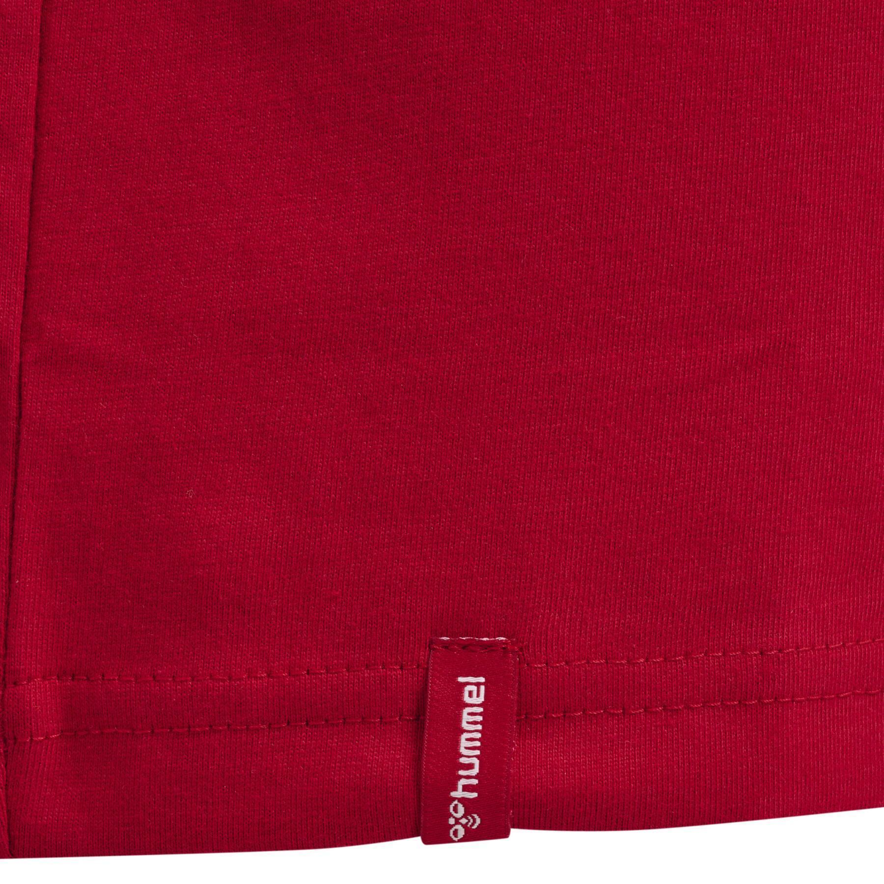 T-shirt de criança Hummel Red Basic