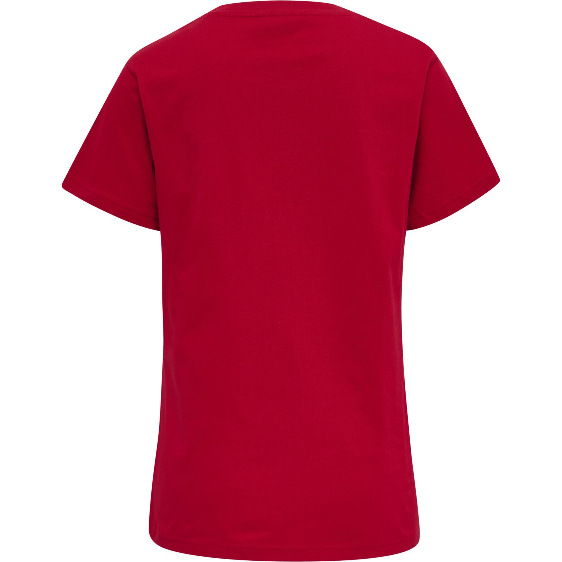 T-shirt de mulher Hummel Red Heavy