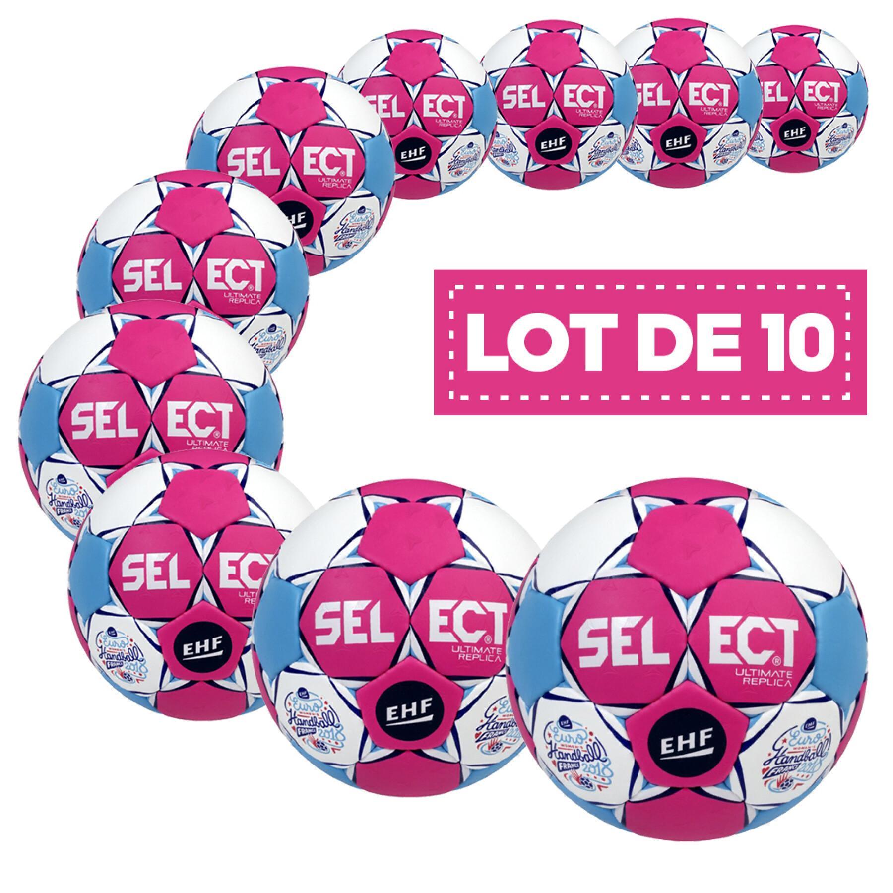 Pacote de 10 balões Select Replica Euro 2018 France