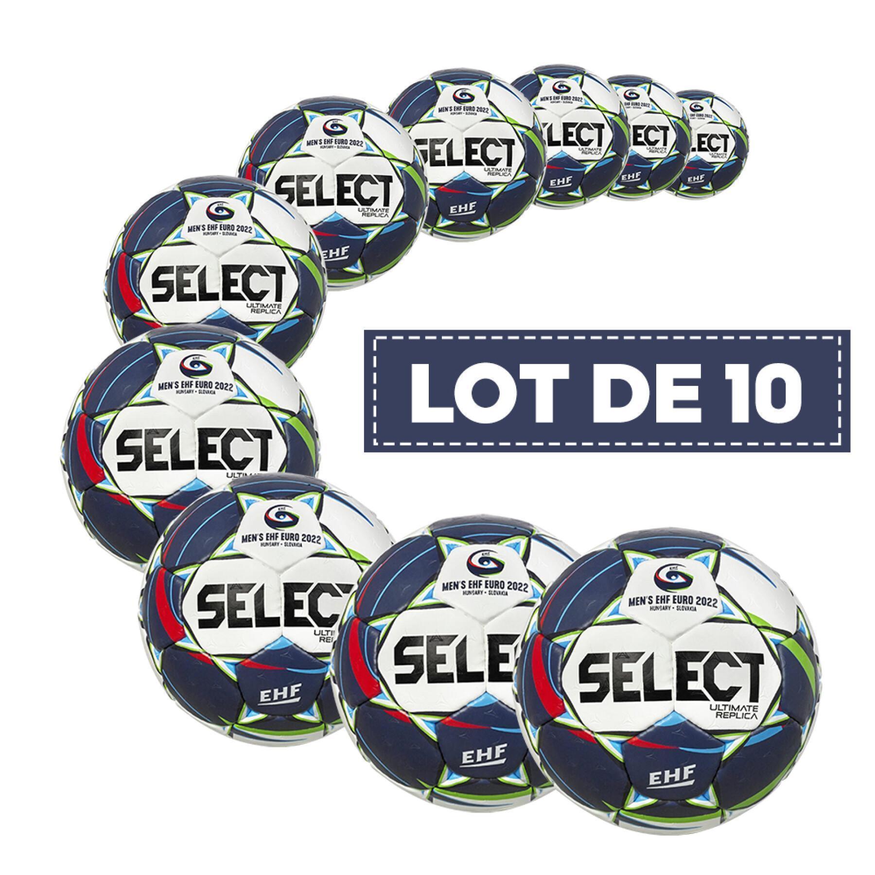 Pacote de 10 balões Select Euro EHF 2022 Replica