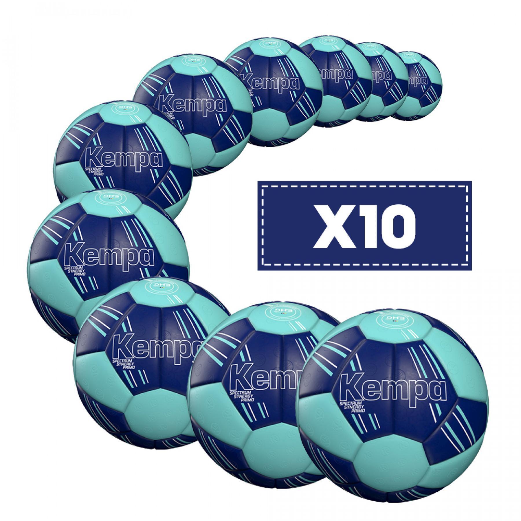 Pacote de 10 balões Kempa Spectrum Synergy Primo