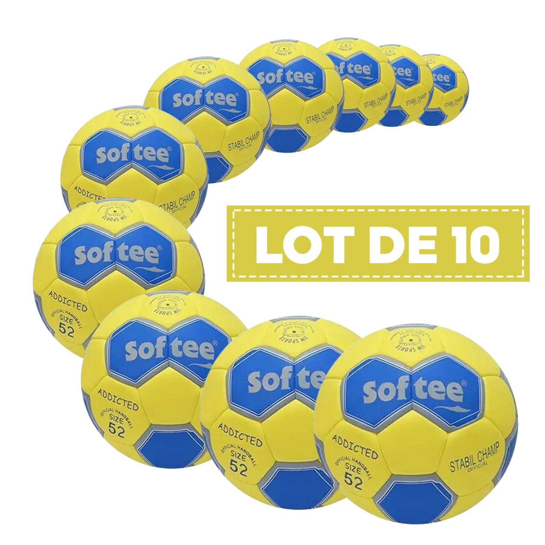 Pacote de 10 balões Softee Addicted [Taille1]
