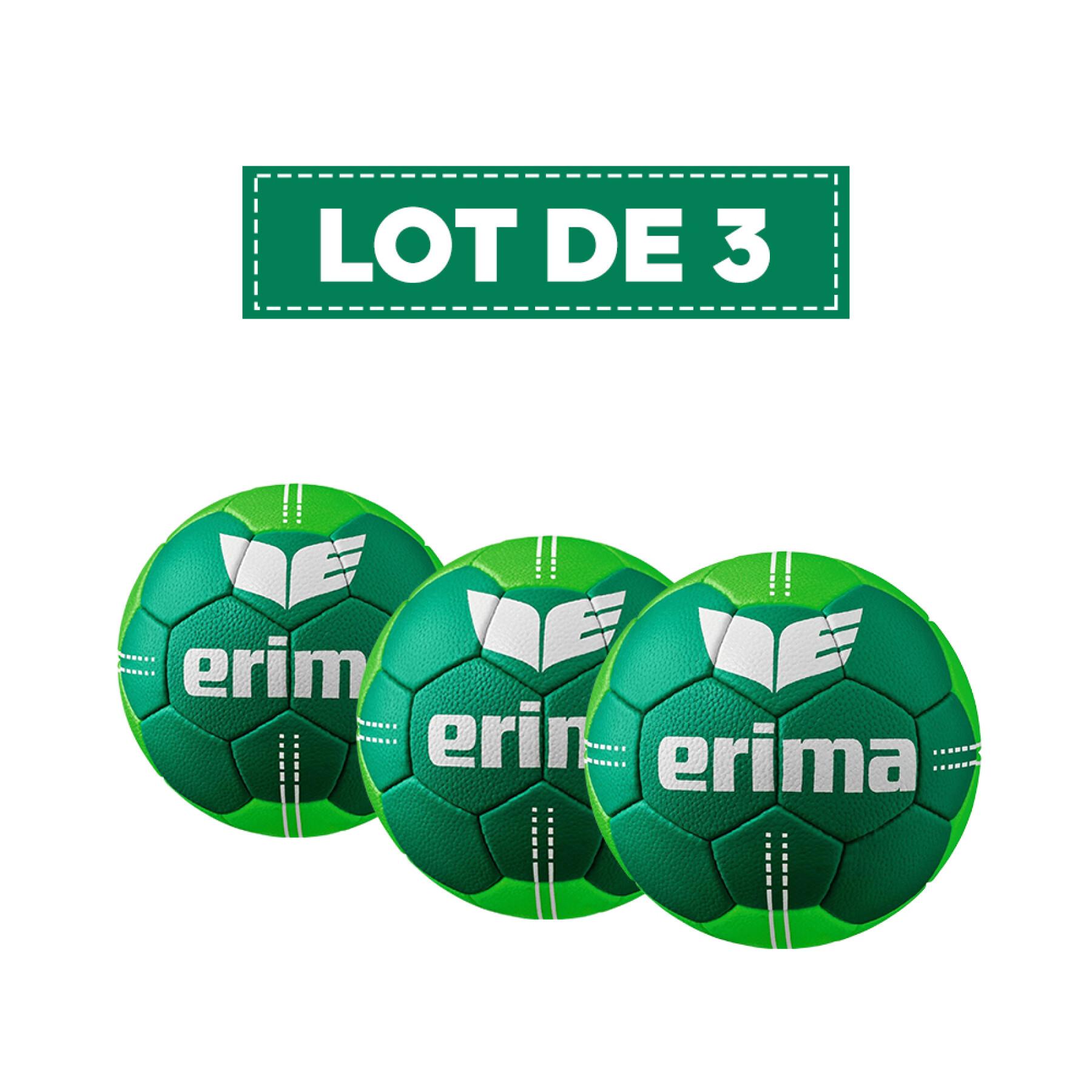 Conjunto de 3 balões Erima Pure Grip No. 2 Eco