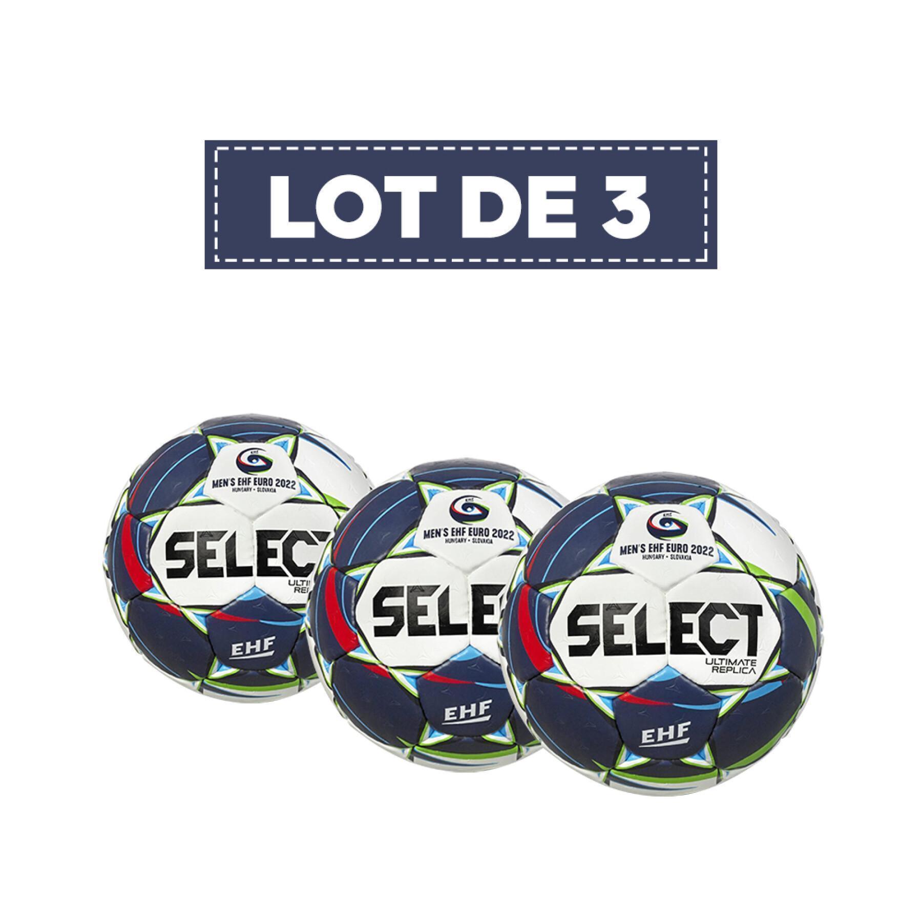Conjunto de 3 balões Select Euro EHF 2022 Replica