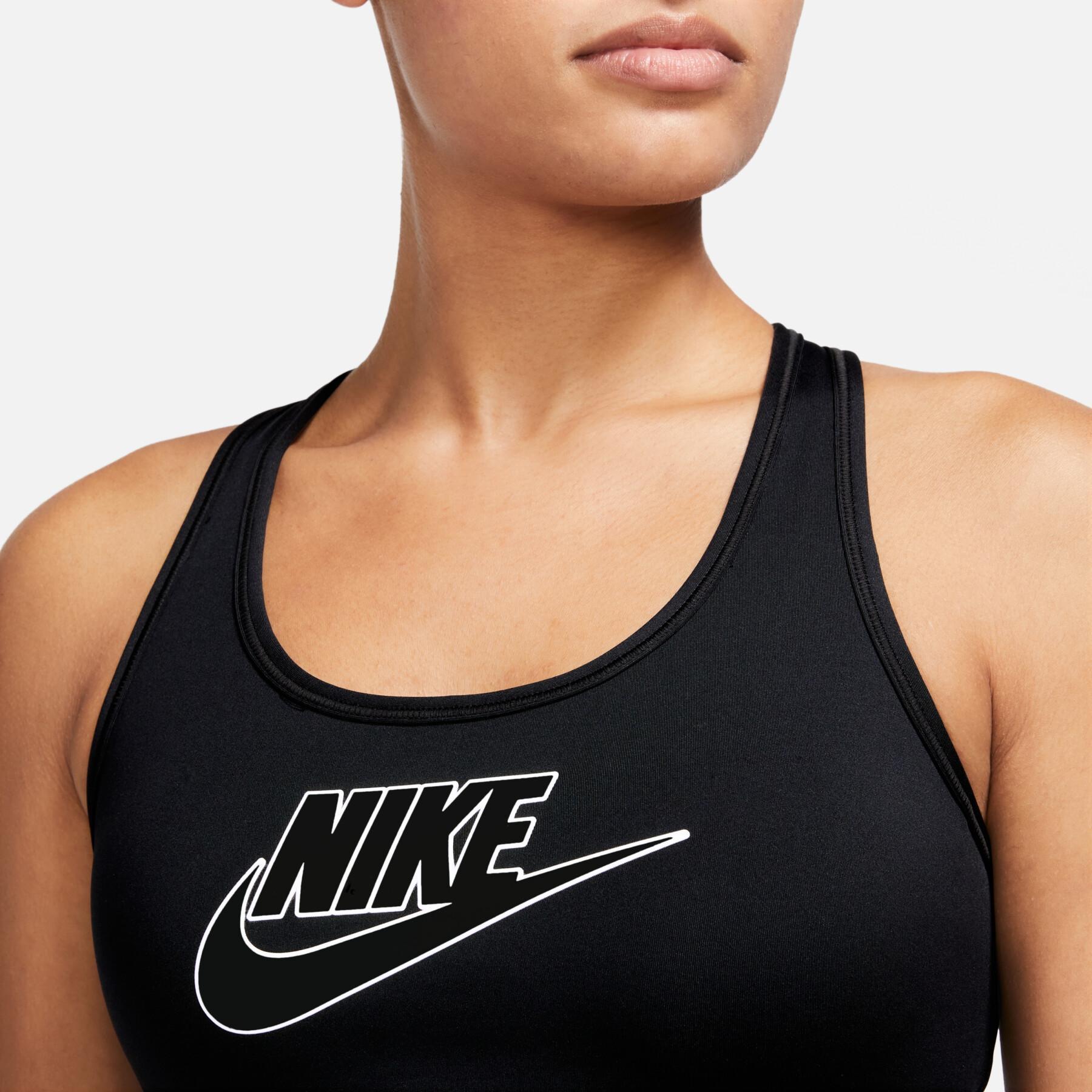 Soutien de mulher Nike Swoosh Medium Support Futura