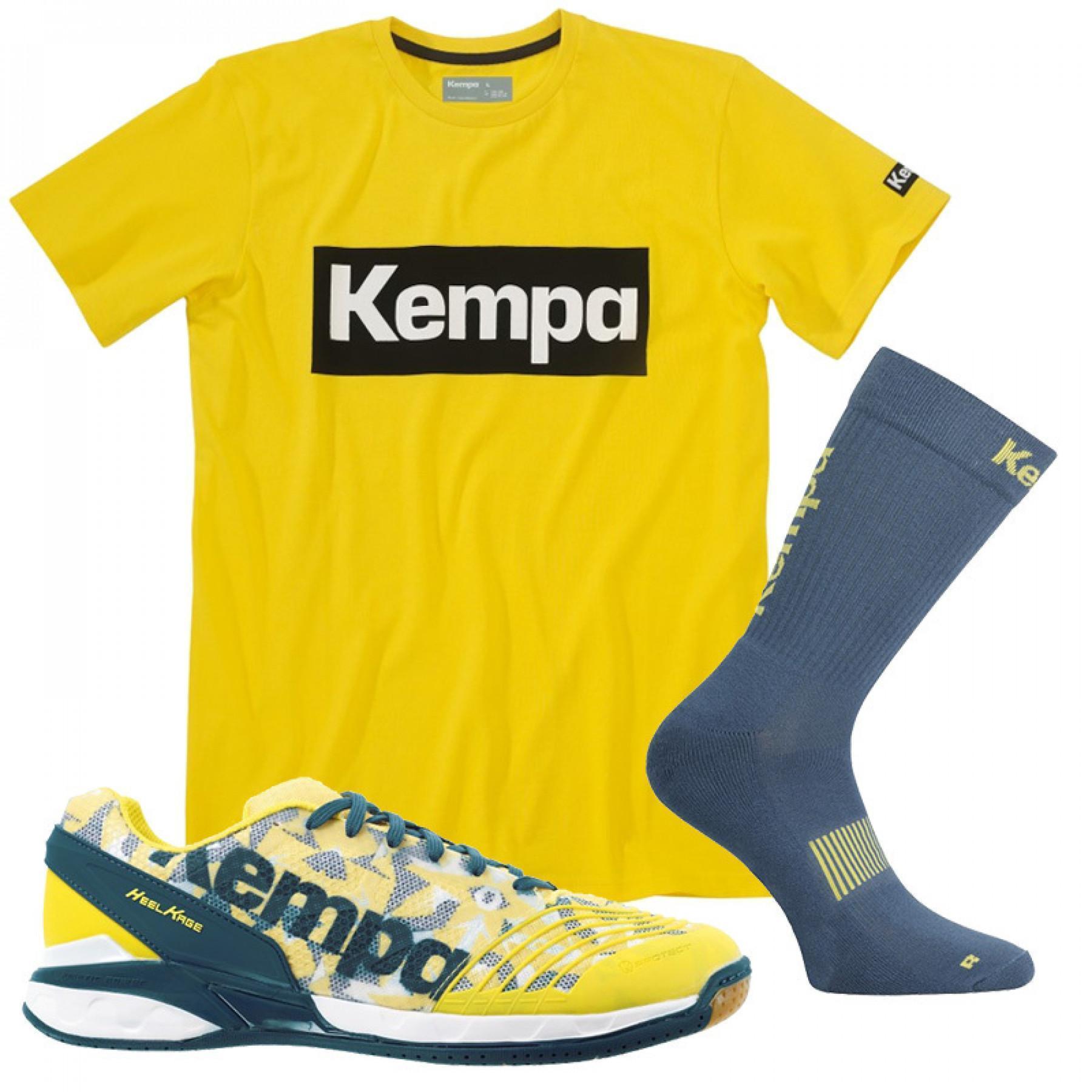 Pacote Kempa One (chaussures + t-shirt + chaussettes)