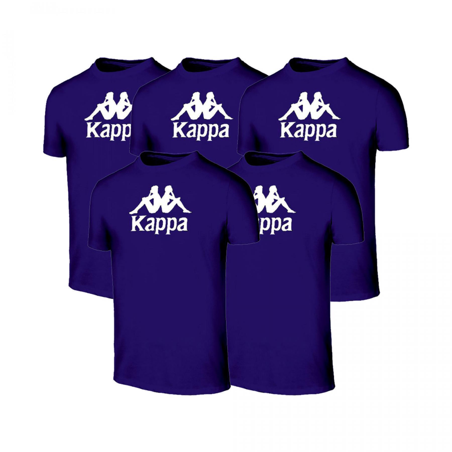 Conjunto de 5 camisetas para crianças Kappa Mira