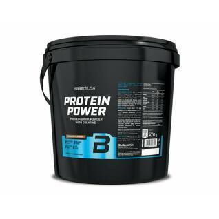 Conjunto de 2 baldes de proteínas Biotech USA power - Vanille - 4kg