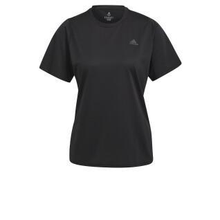 Camiseta feminina adidas Run Icons 3bar