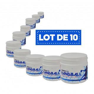 Pacote de 10 resinas brancas de alto desempenho Sporti France - 500 ml