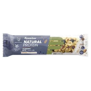 Embalagem de 18 barras nutricionais proteicas PowerBar Natural