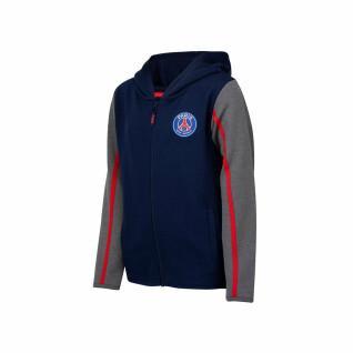 Camisola com capuz para crianças com fecho PSG Logo Stripes 2022/23