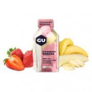 Pacote de 24 gels Gu Energy fraise/banane sans caféine