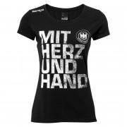 Camiseta feminina Kempa Mit Herz & Hand