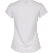 Camiseta feminina Hummel jane white grey