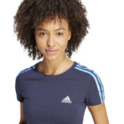 T-shirt de mulher adidas Essentials 3 Stripes