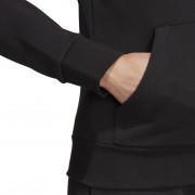 Casaco com capuz feminino adidas Essentials Linear Fleece