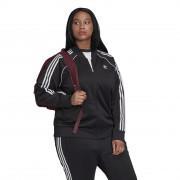 Casaco de fato de treino para desporto feminino adidas Originals Primeblue SST Track-grandes tailles