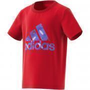 T-shirt de criança adidas Badge of Sport