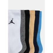 Pack de 6 pares de meias para criança Jordan Everyday Essentials